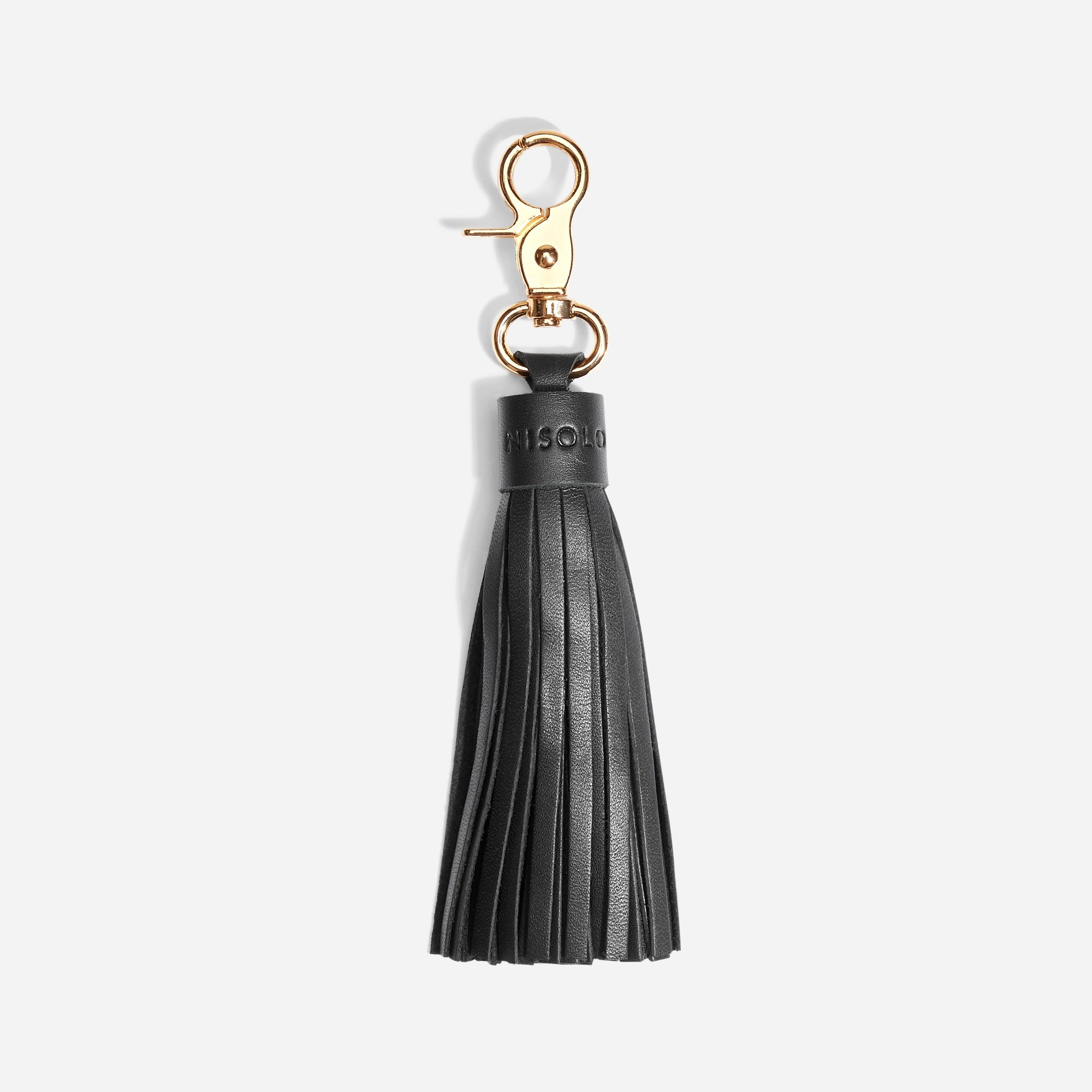 Tassel Bag Charm Black