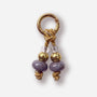 Shoe Charm Lilac/Gold