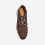 Mateo Moc Toe Boot Umber Brown Suede