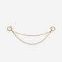 Shoe Charm Chain Gold