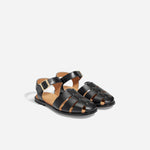 Mira Fisherman Sandal Black