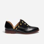 Emma d'Orsay Studded Oxford Black