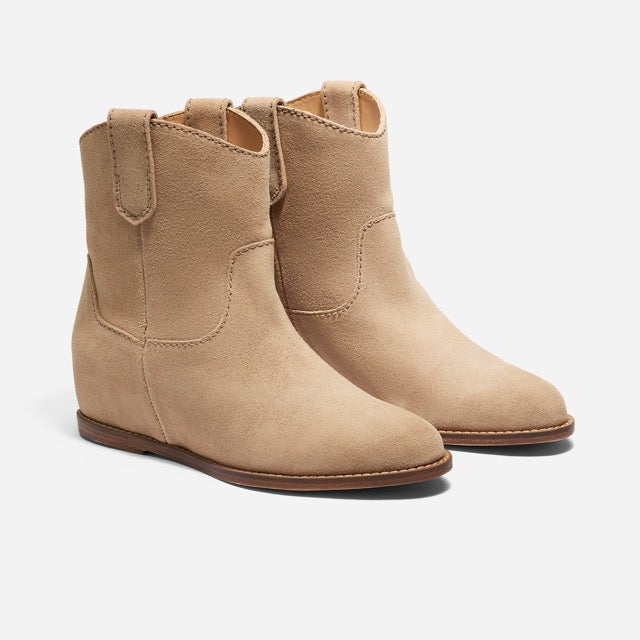 Amaya Bootie Linen Suede