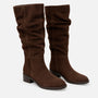 Vida Knee High Boot Chocolate Brown Suede