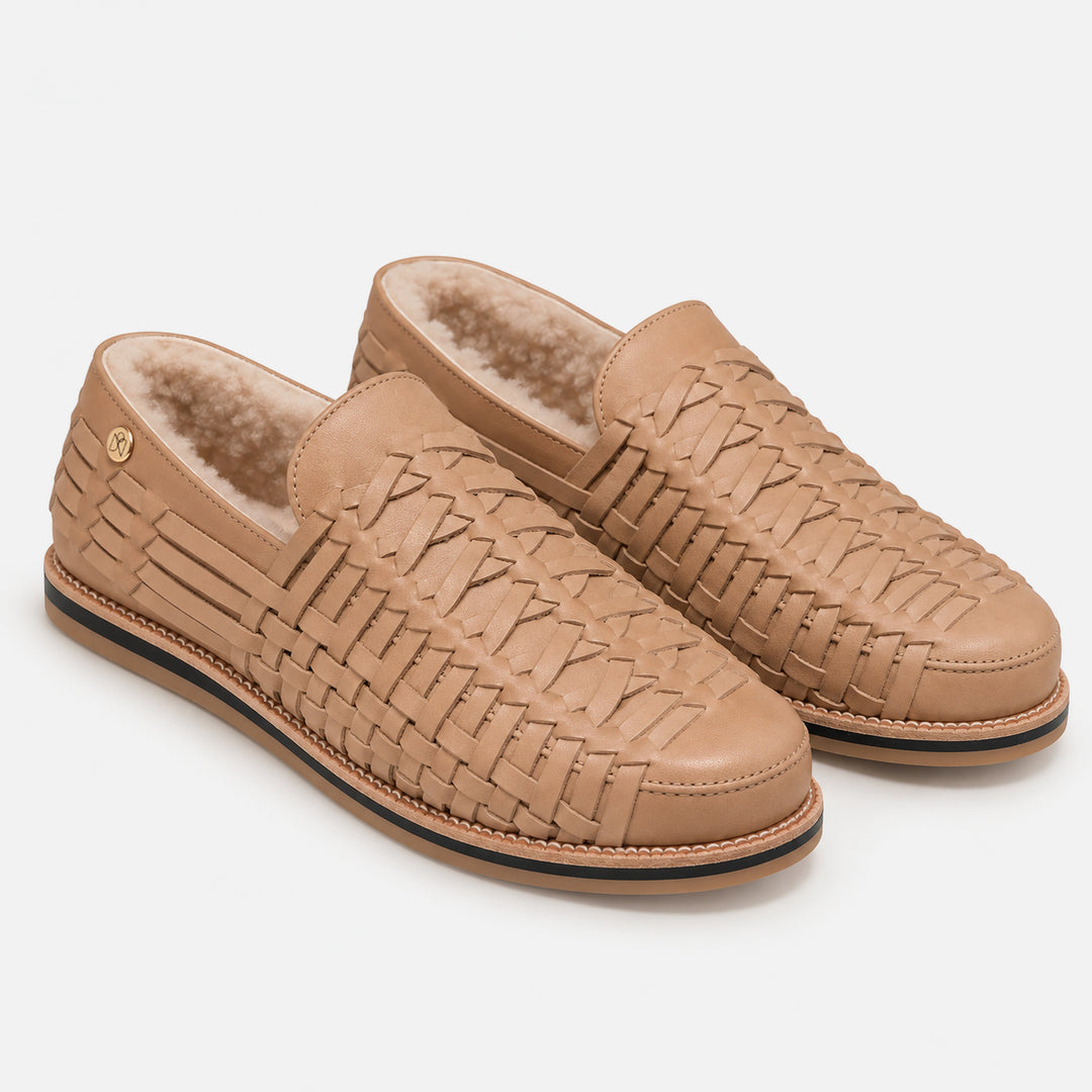 Women's Huarache Cozy Slip On Almond