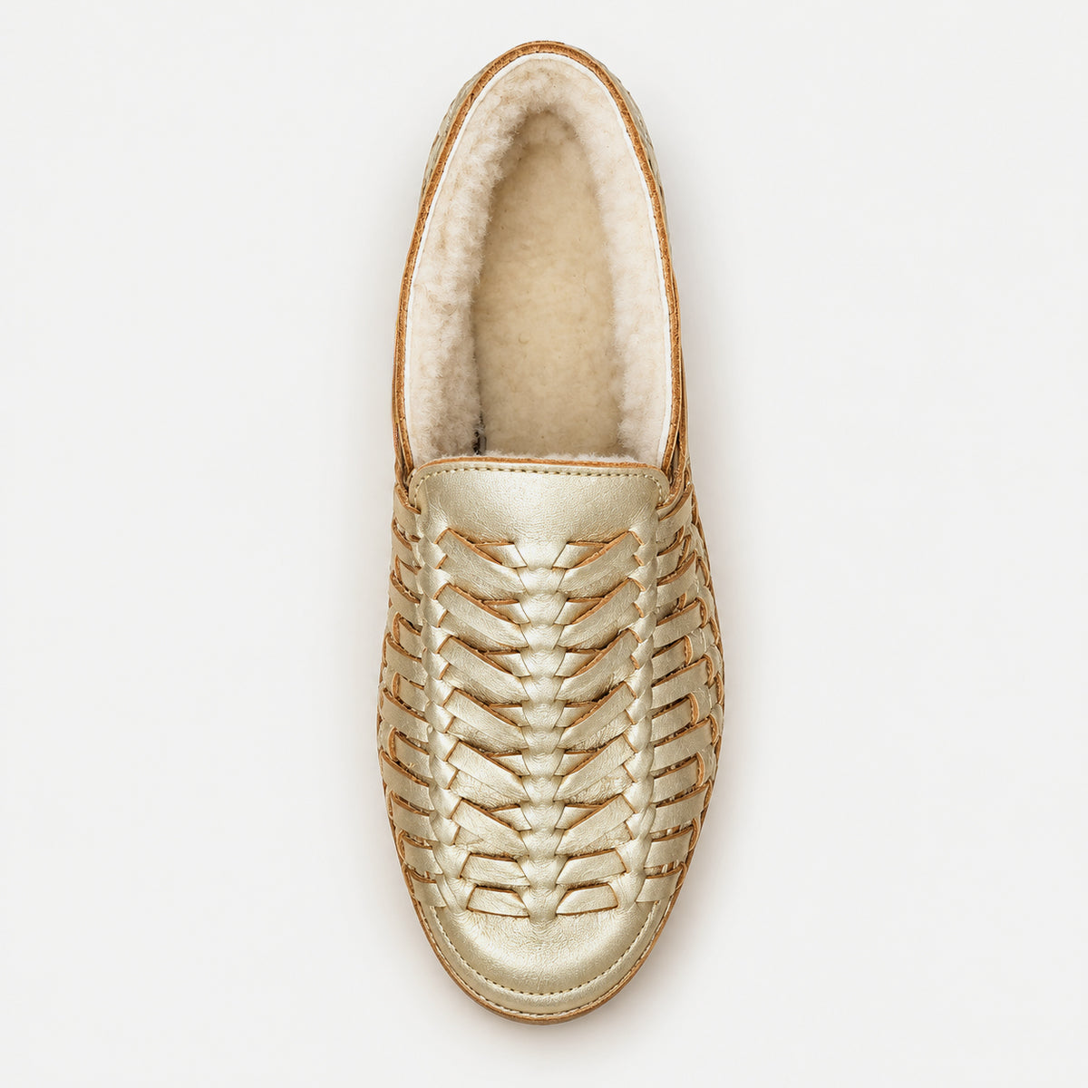 Women's Huarache Cozy Slip On Gold