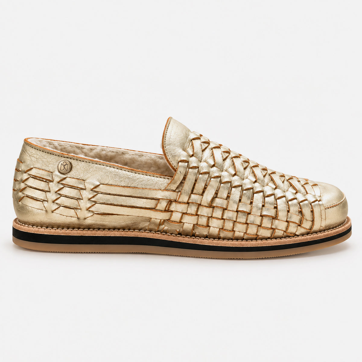 Women's Huarache Cozy Slip On Gold