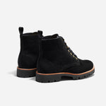 Go-To Lace Lug Boot Black