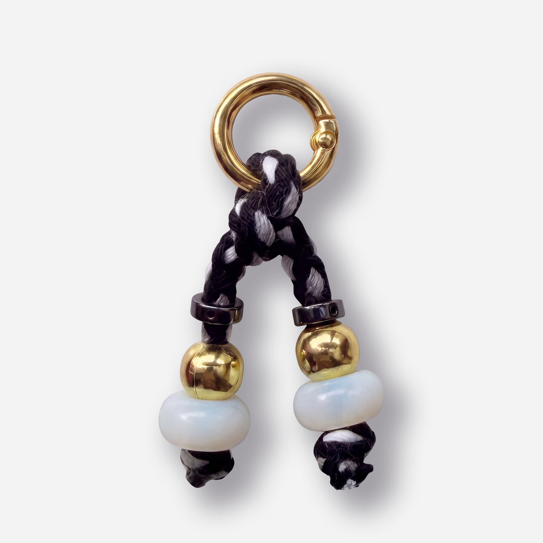 Shoe Charm Black/White