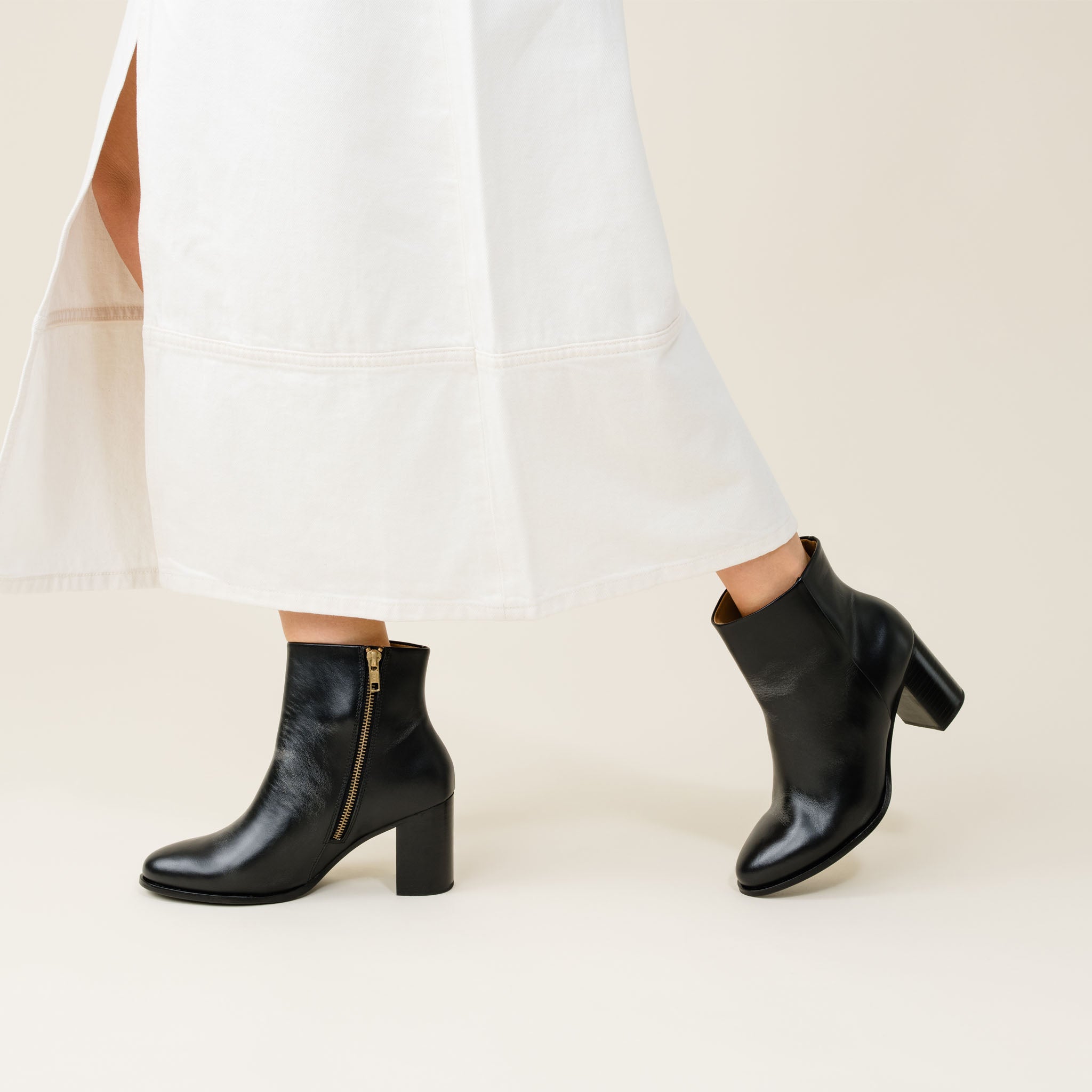 Lia Heeled Bootie Black