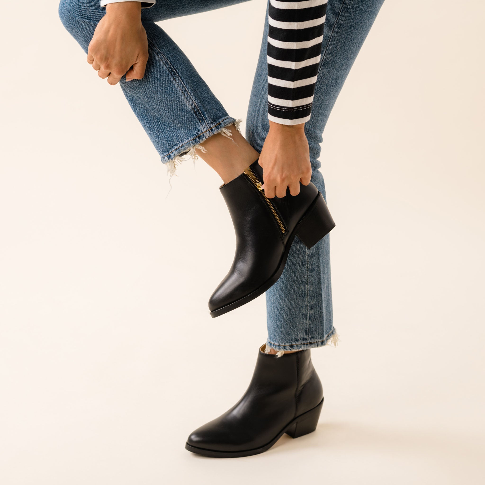 Marisa Inside Zip Boot Black