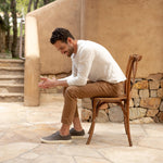 Everyday Low Top Sneaker Grey Men's Leather Sneaker Nisolo 